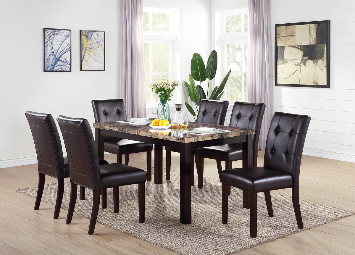 The Mercer Grid-Tufted Dining Chair – Set of 2 - view 2