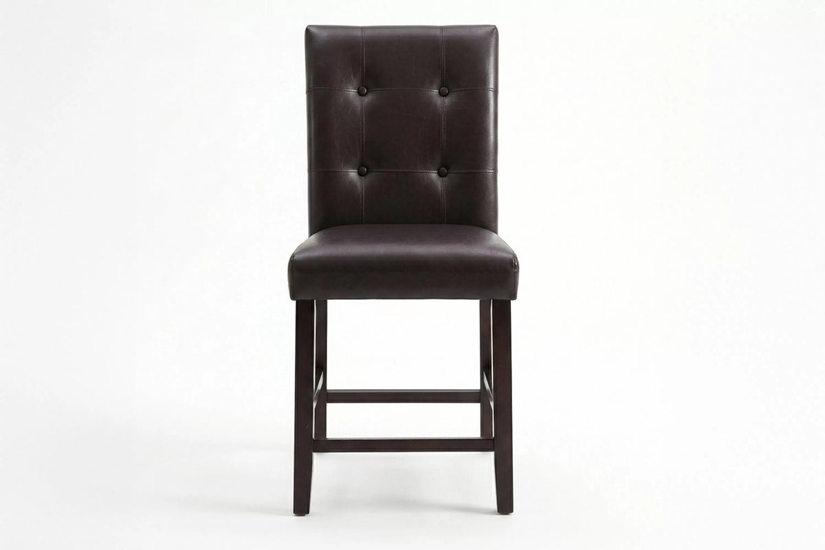 The Marlow Button-Tufted Counter Chair – Set of 2 - view 4