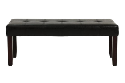 The Regent Black PU Dining Bench - view 3