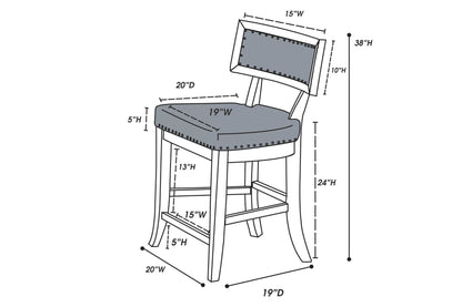 The Davenport Counter-Height Chair – Set of 2 - view 2