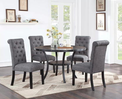The Harlow Charcoal Tufted Dining Chair - view 2
