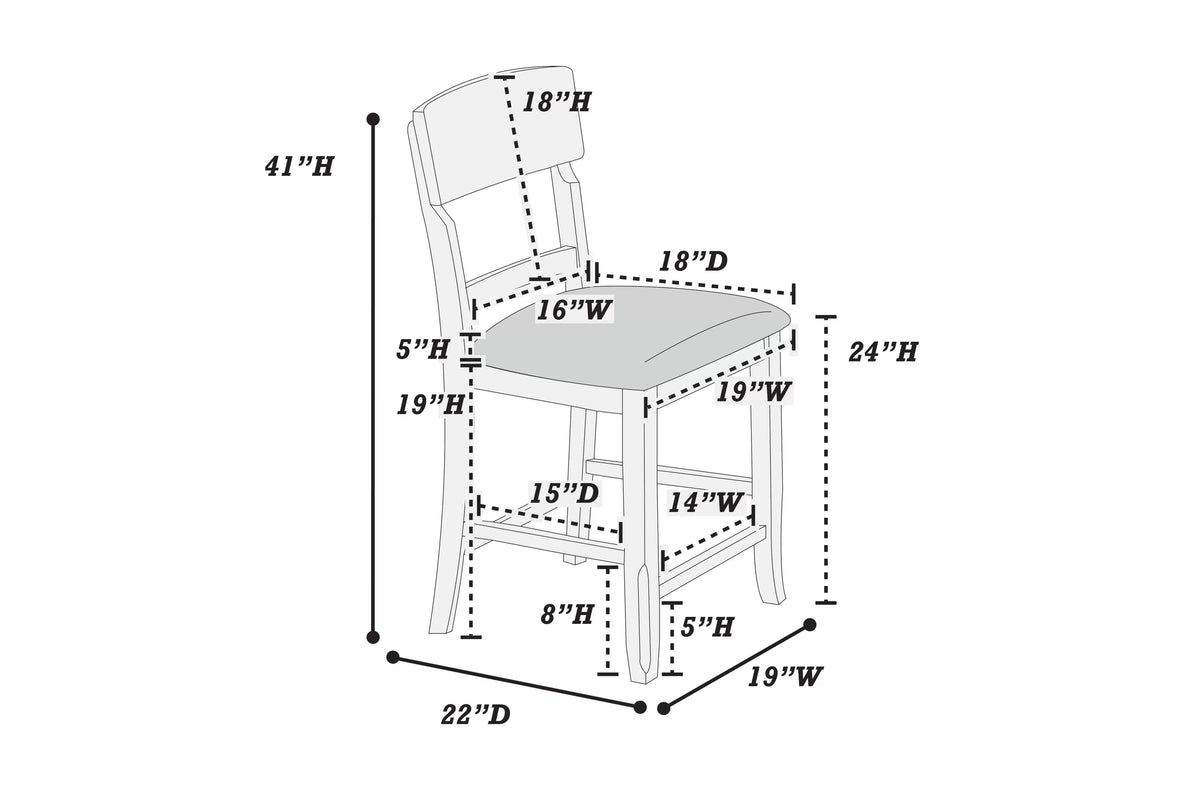 The Grayson Counter-Height Chair – Set of 2 - view 4