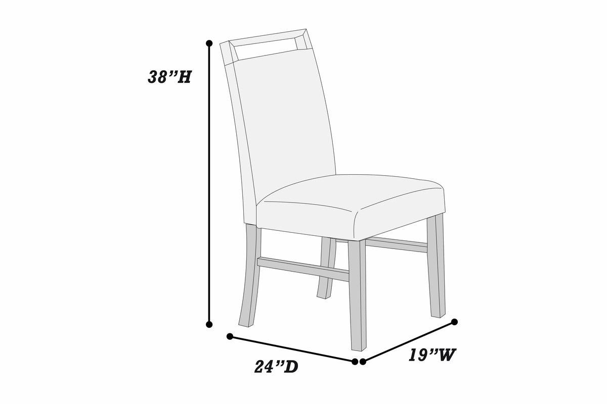 The Kensington Dining Set with Bench – 6 Piece - view 7