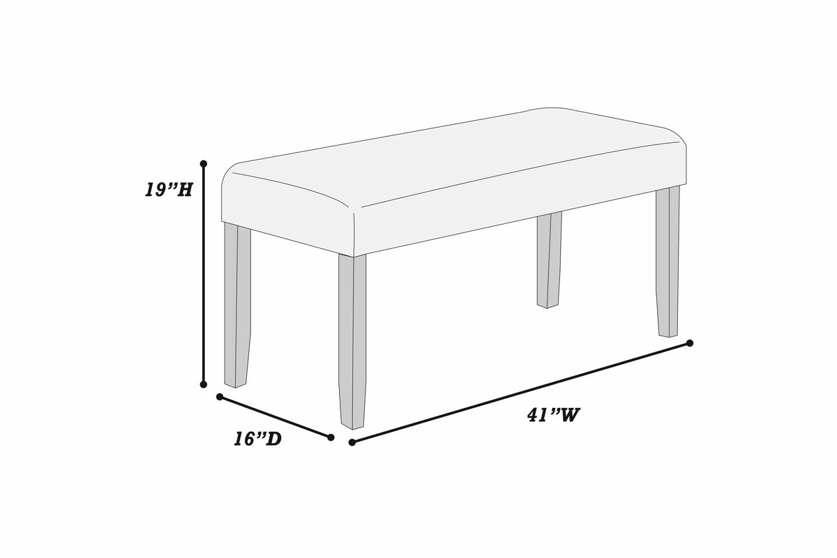 The Kensington Dining Bench - view 3