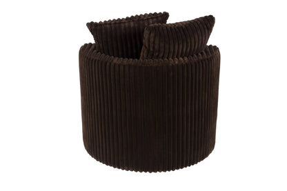 The Cocoa Fur Corduroy Swivel Chair - view 5