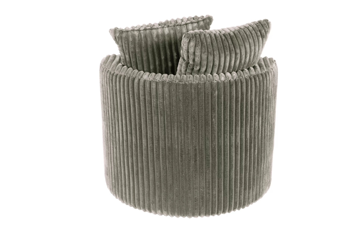 The Fog Fur Corduroy Swivel Chair - view 5