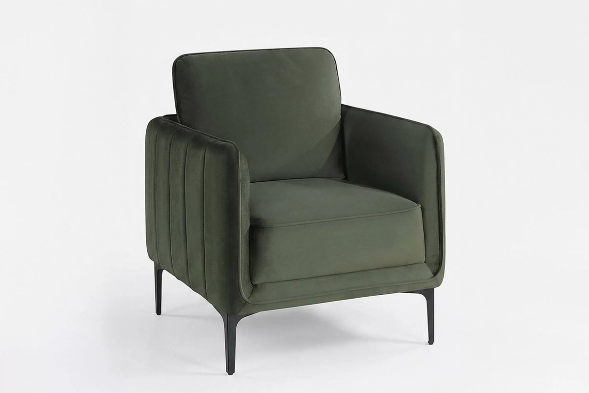 The Emerald Velvet Accent Chair - view 3