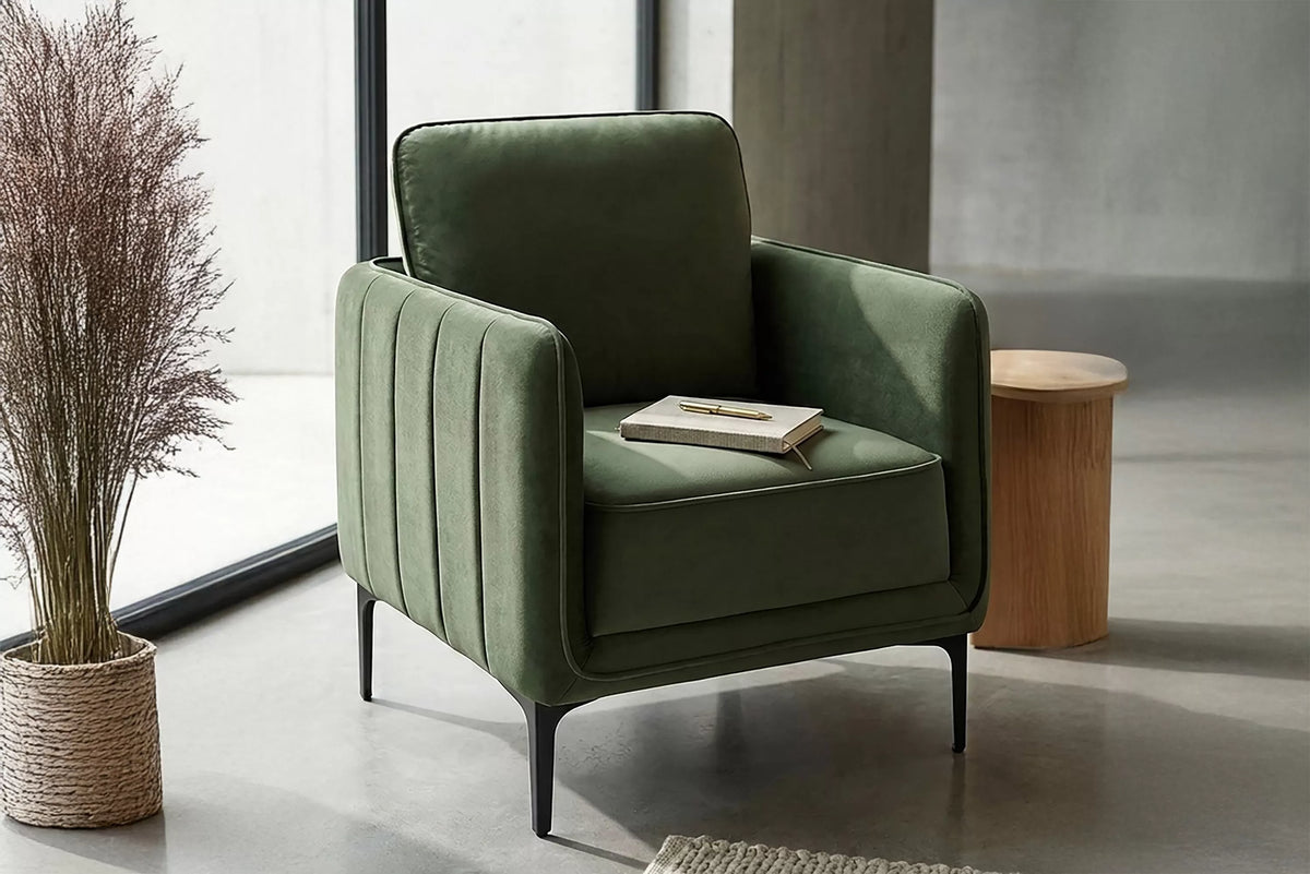 The Emerald Velvet Accent Chair - view 4
