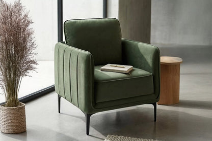 The Emerald Velvet Accent Chair - view 4