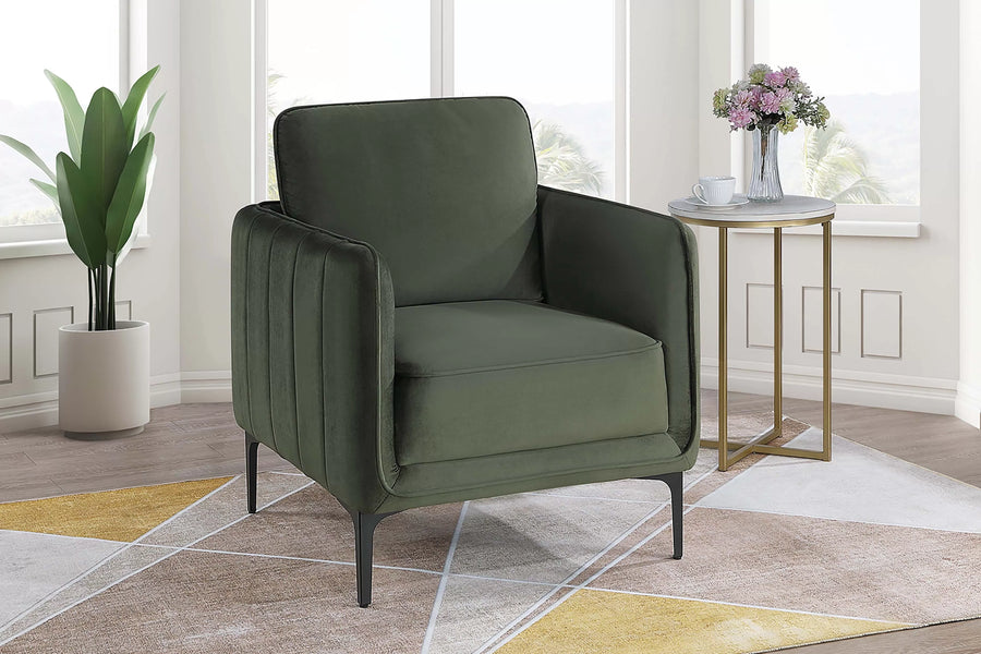 Silla Emerald de Terciopelo Decorativa