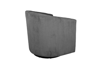 The Charcoal Corduroy Swivel Chair - view 8