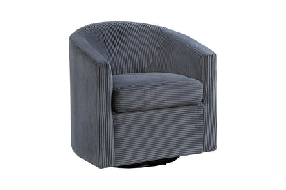 The Charcoal Corduroy Swivel Chair - view 9