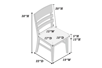 The Camden Upholstered Dining Chair – Set of 2
