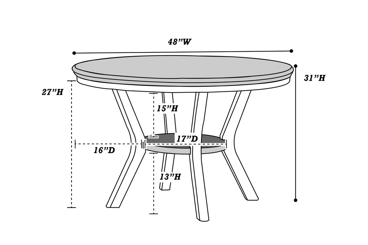 The Remington Round Dining Table - view 6