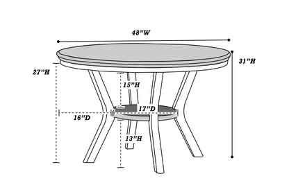 The Remington Round Dining Table - view 6