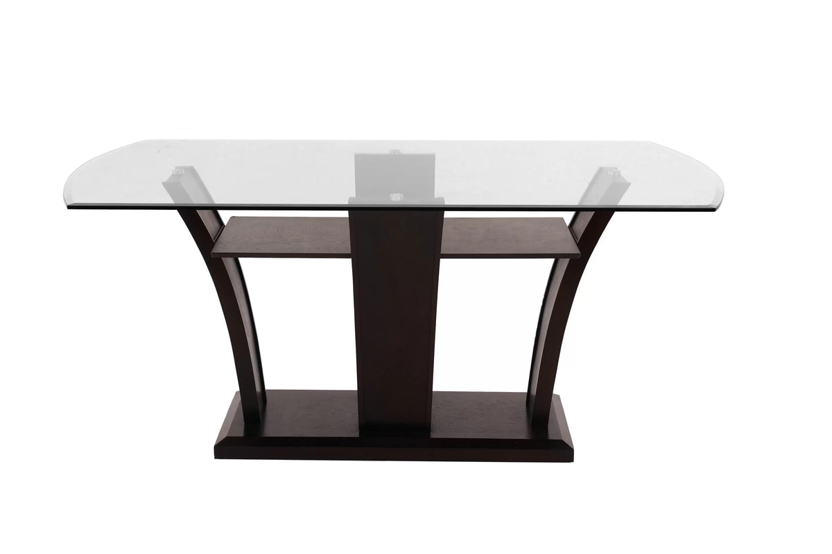 The Merritt Glass Top Tufted Dining Set – 7 Piece - view 3