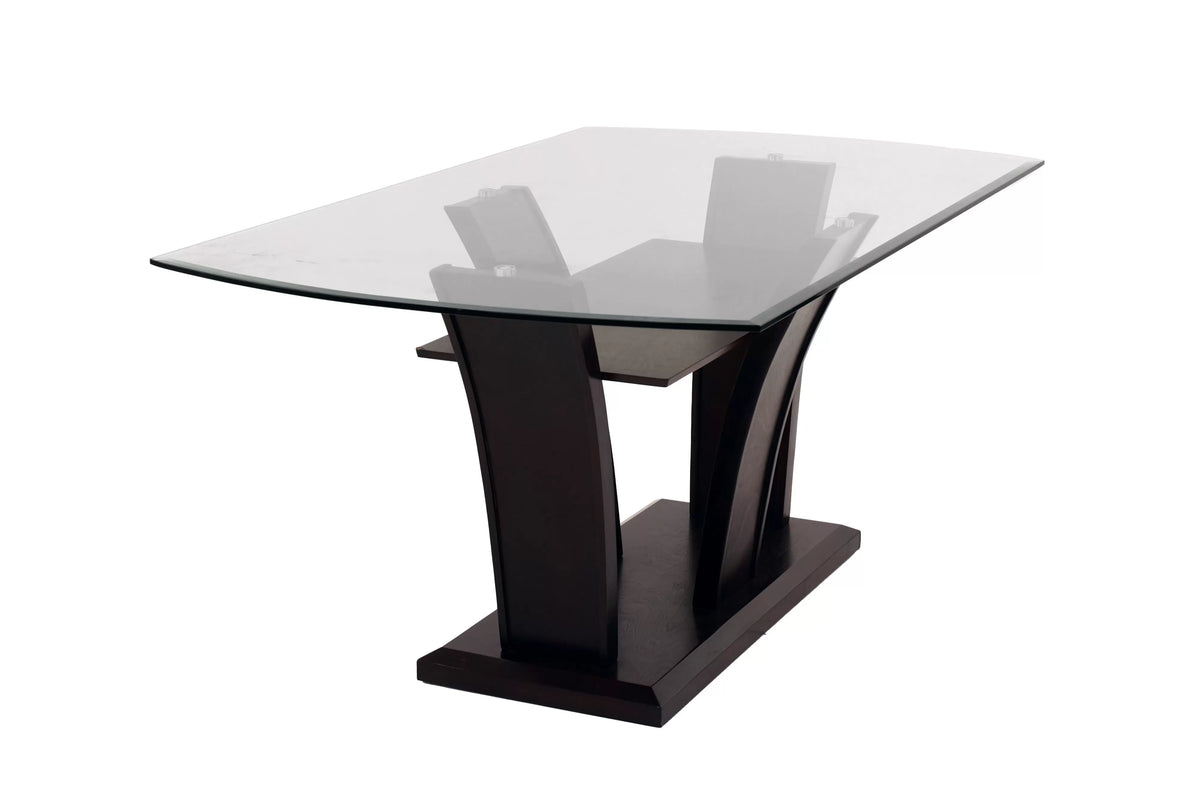 The Merritt Glass Top Tufted Dining Set – 7 Piece - view 6