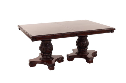 The Clovis Upholstered Dining Set with Buffet & Hutch – 10 Piece - view 6