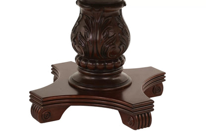 The Clovis Carved Round Dining Set with Buffet & Hutch – 6 Piece - view 5