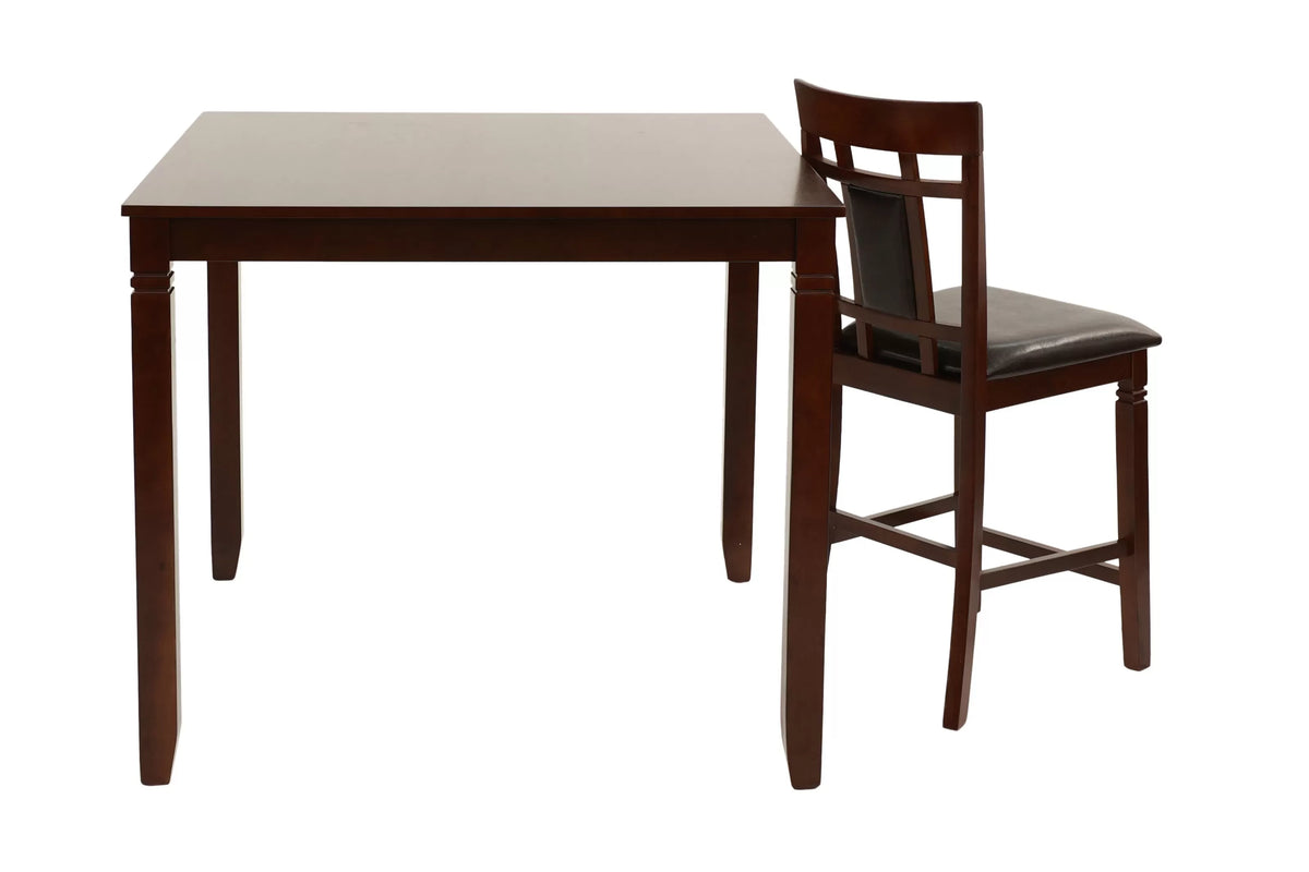 The Graham Espresso Counter Height Dining Set – 5 Piece