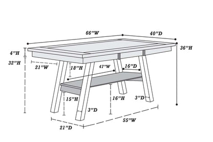 The Langston Dining Table - view 6