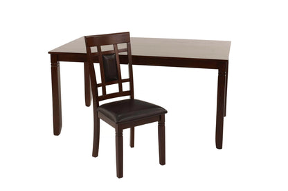 The Bramwell Natural Wood Dining Set – 7 Piece