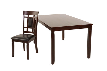 The Bramwell Natural Wood Dining Set – 7 Piece
