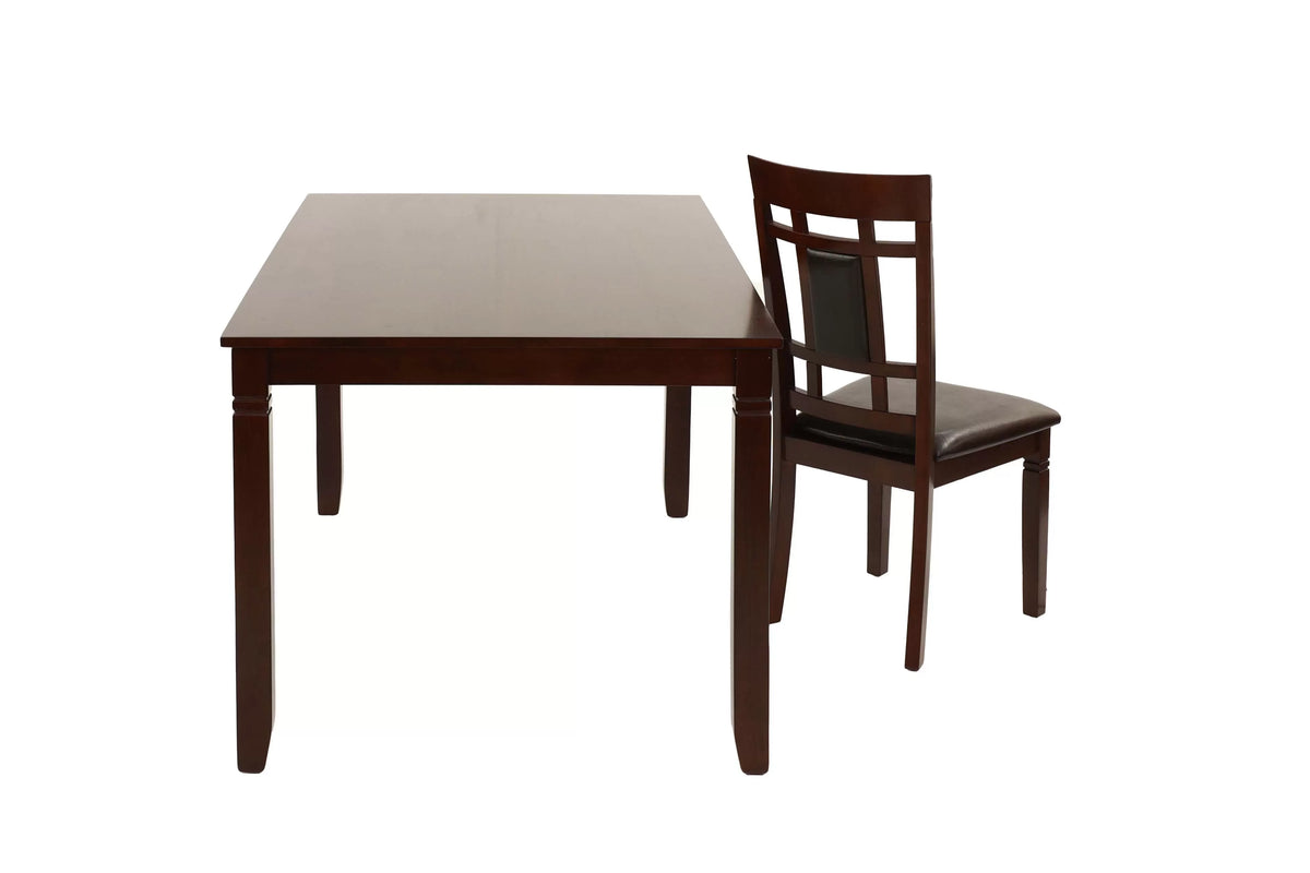 The Bramwell Natural Wood Dining Set – 7 Piece