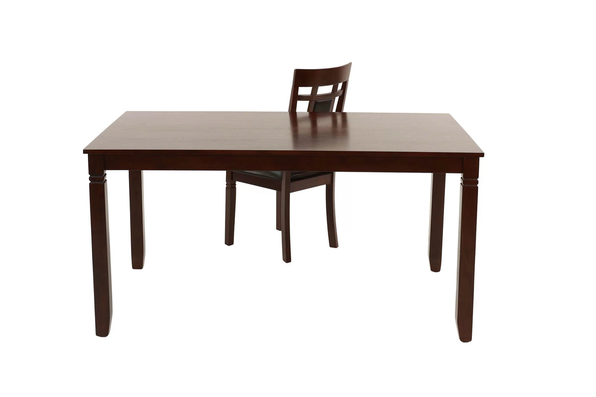 The Bramwell Natural Wood Dining Set – 7 Piece