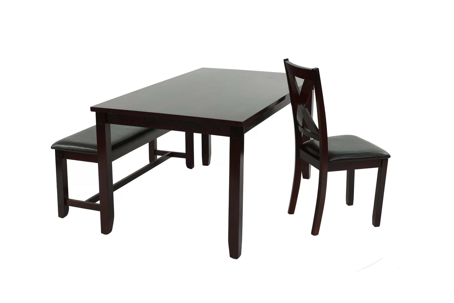 The Mason Espresso Dining Set – 6 Piece
