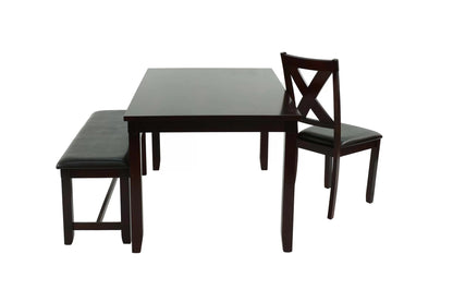 The Mason Espresso Dining Set – 6 Piece