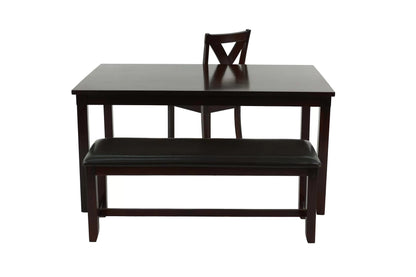 The Mason Espresso Dining Set – 6 Piece