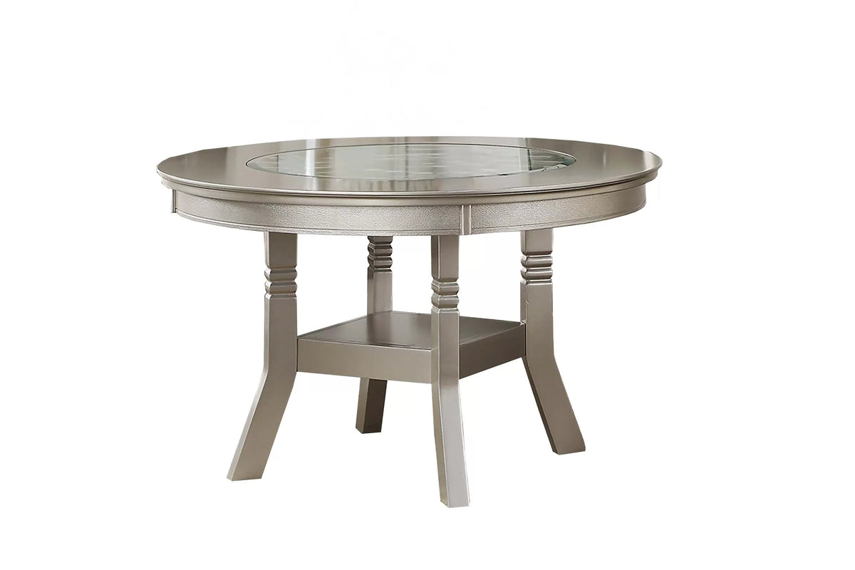 The Caldwell Glass-Top Round Dining Table - view 2
