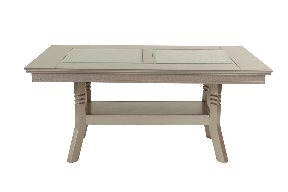The Caldwell Glass-Top Dining Table - view 2