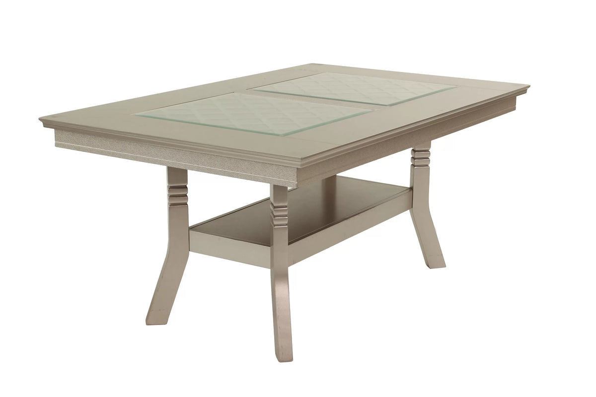 The Caldwell Glass-Top Dining Table - view 5