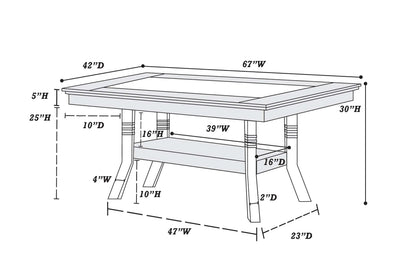 The Caldwell Glass-Top Dining Table - view 7