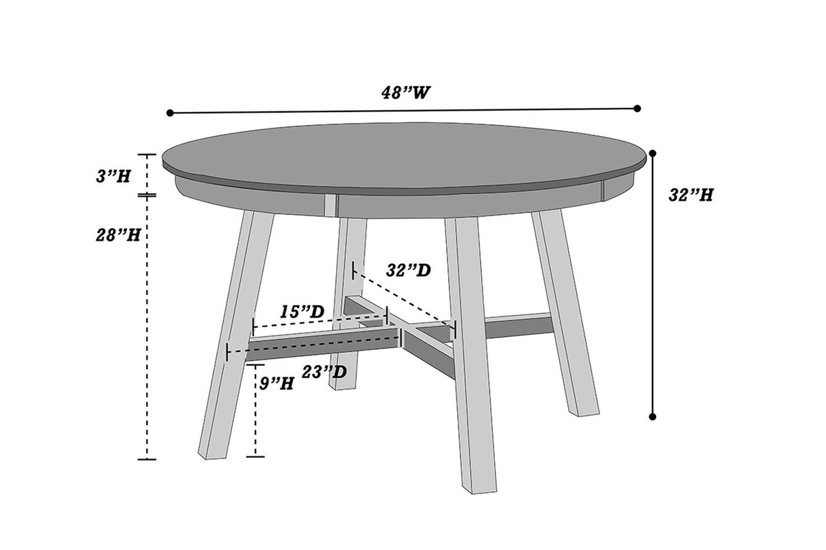The Thornton Round Dining Table - view 5
