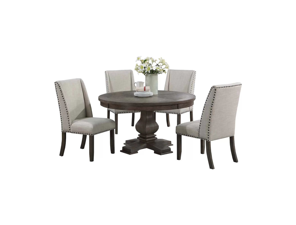The Harrington Round Pedestal Dining Table - view 2