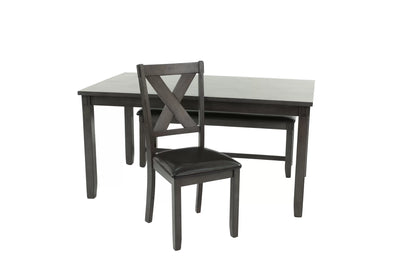 The Mason Gray Dining Set – 6 Piece