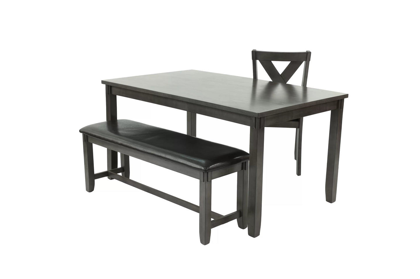 The Mason Gray Dining Set – 6 Piece