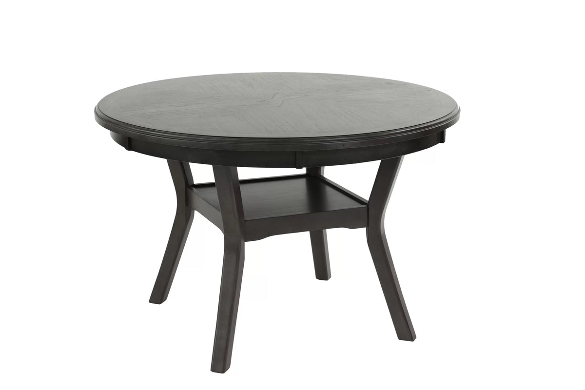 The Grayson Gray Round Dining Set – 5 Piece - view 4