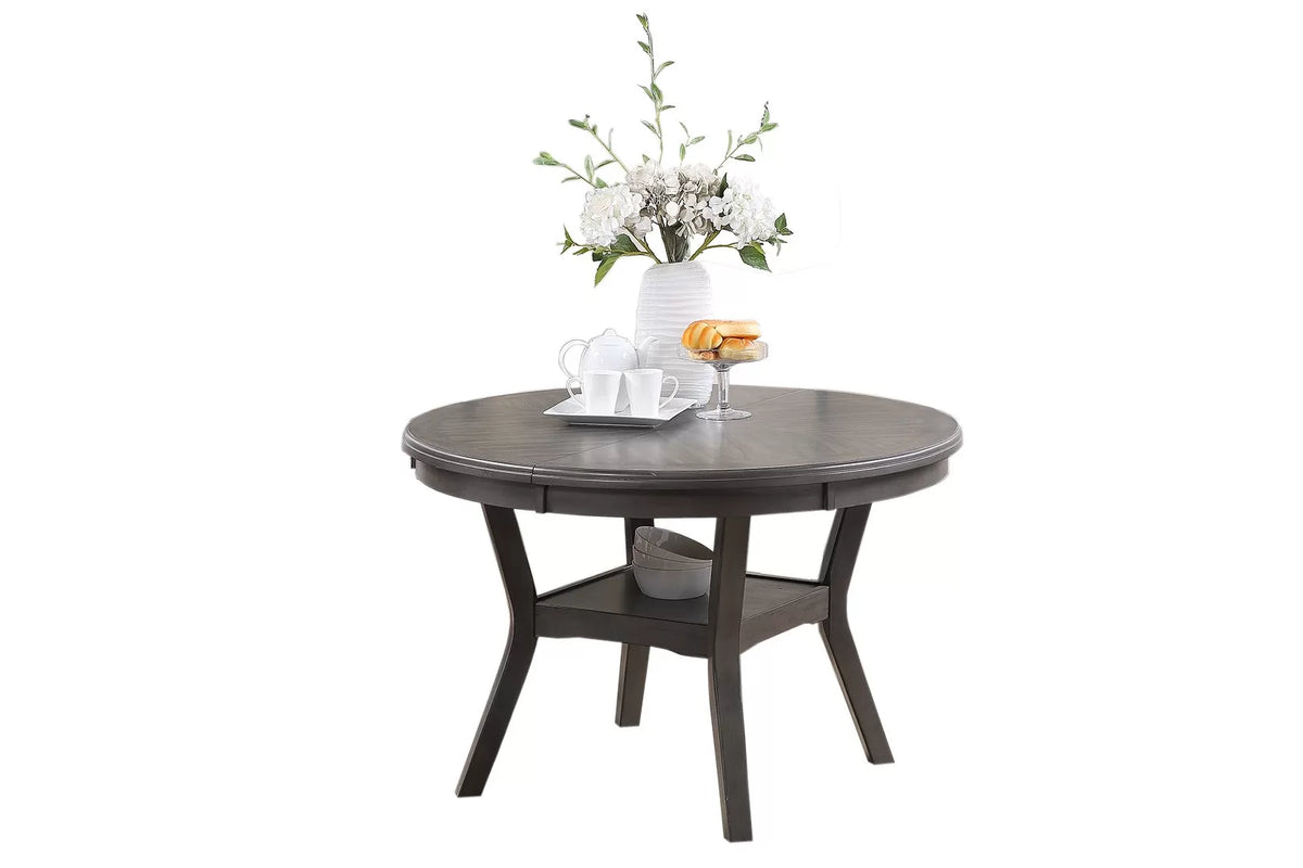The Grayson Gray Round Dining Set – 5 Piece - view 5