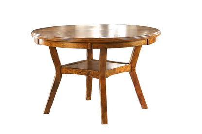 The Harlow Walnut Round Dining Set – 5 Piece - view 2