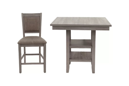 The Dalton Gray Counter Height Dining Set – 5 Piece