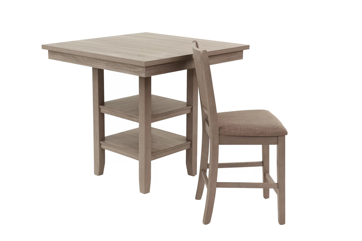 The Dalton Gray Counter Height Dining Set – 5 Piece