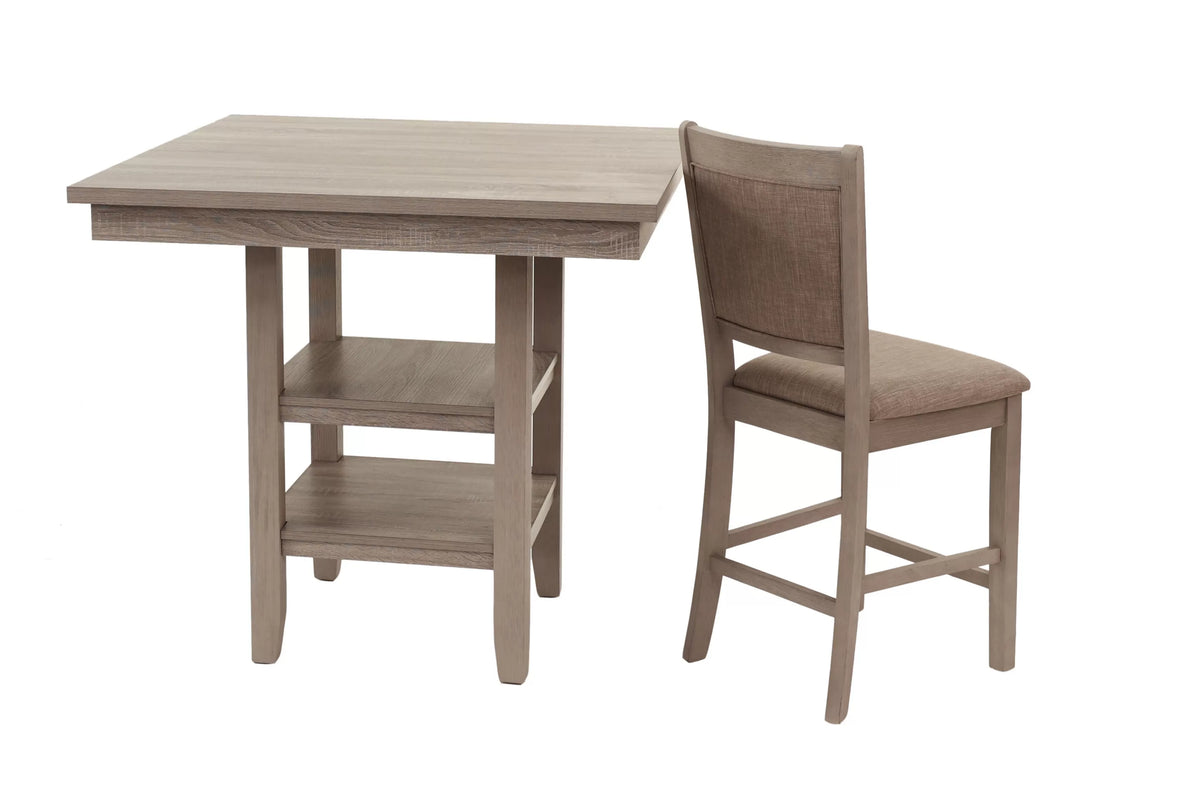 The Dalton Gray Counter Height Dining Set – 5 Piece