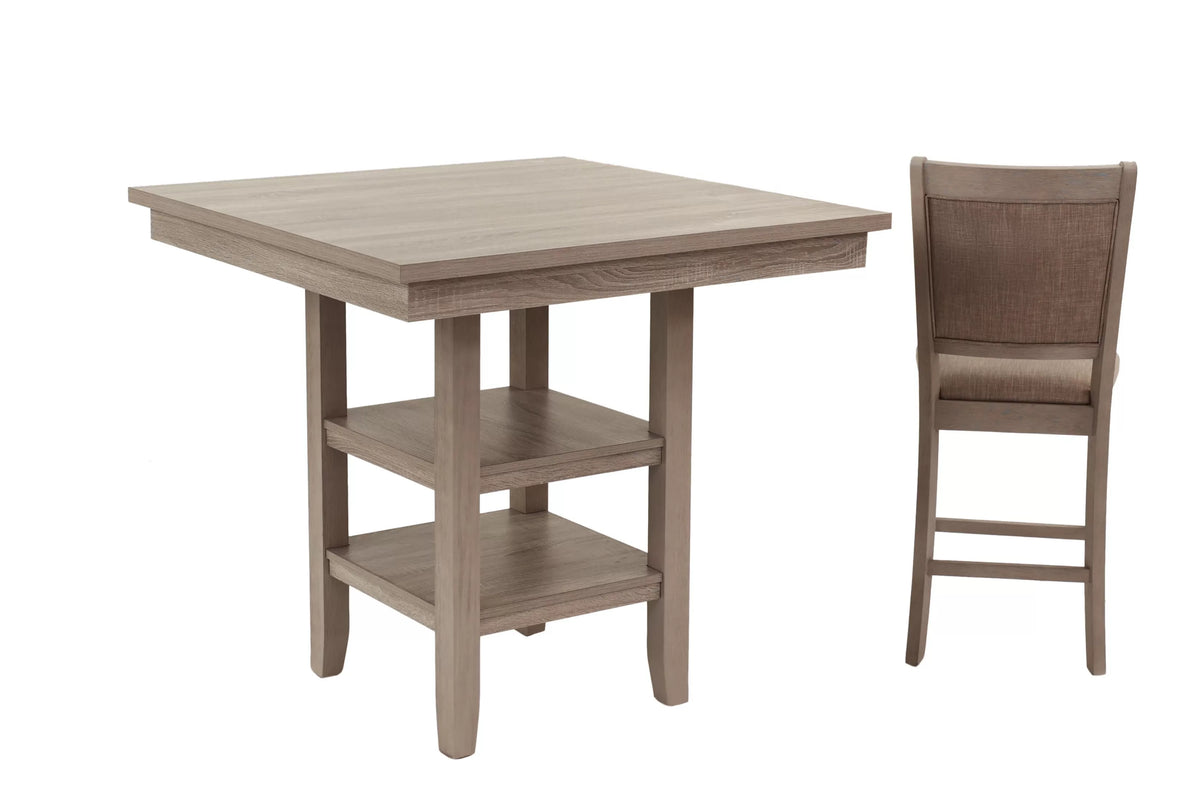 The Dalton Gray Counter Height Dining Set – 5 Piece