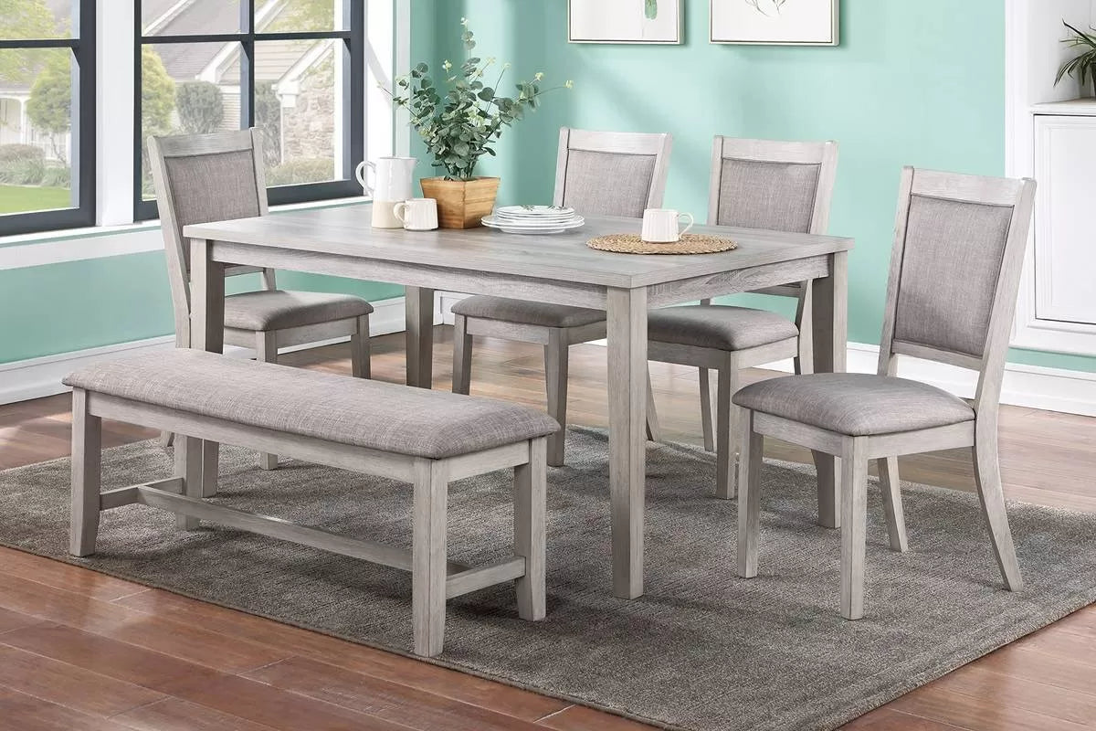 The Ellery Gray Dining Set – 6 Piece