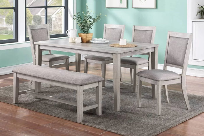 Juego de Comedor Ellery Gris – 6 Piezas