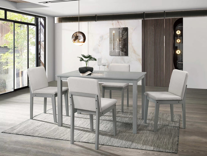 Juego de Comedor Foster Gris – 5 Piezas